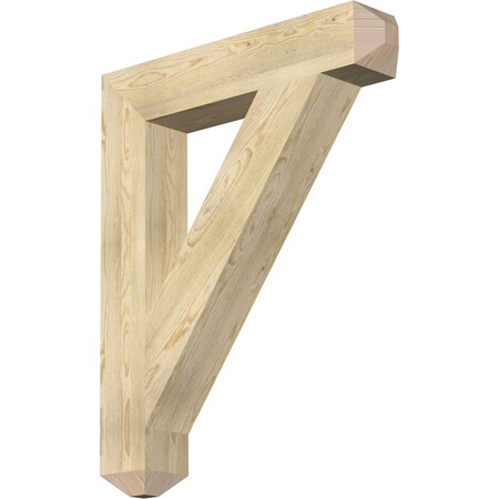 Ekena Millwork Traditional Craftsman Rough Sawn Bracket, Douglas Fir, 6"W x 34"D x 42"H BKT06X34X42TRA04RDF